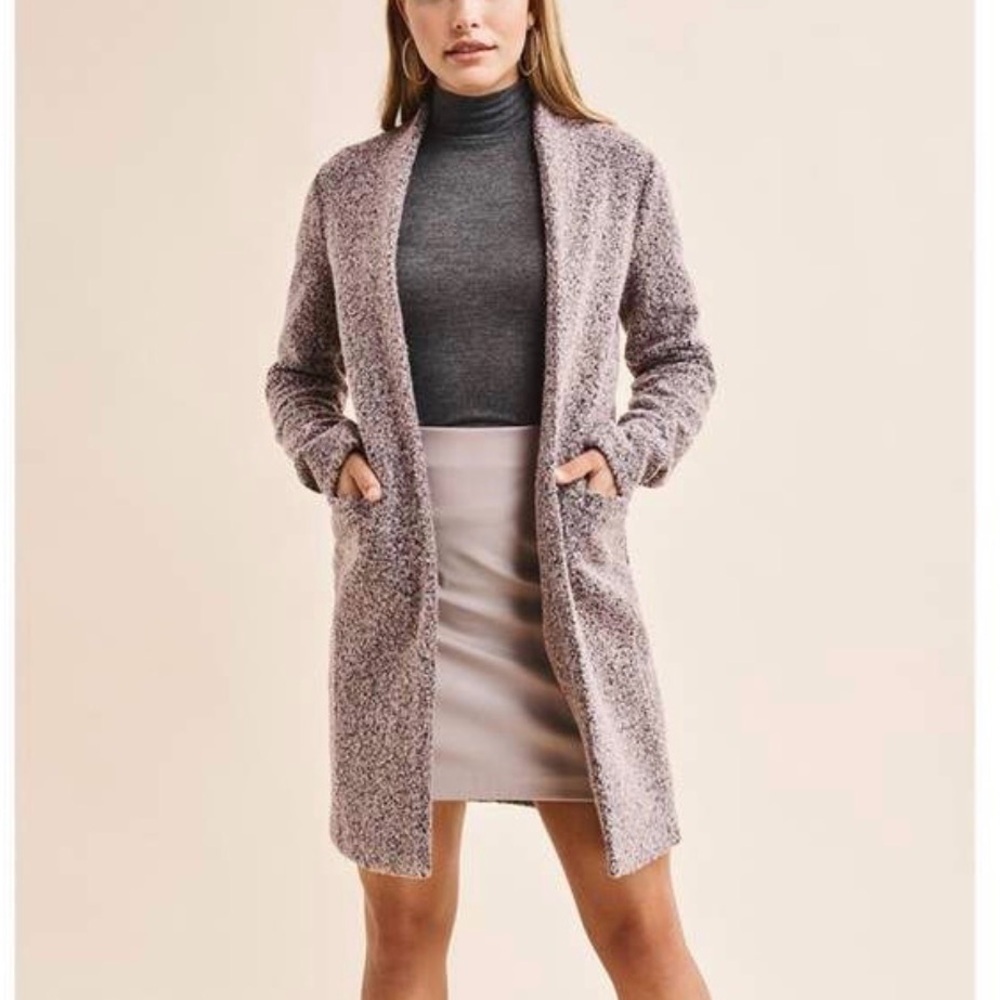 Dynamite Teddy Jacket in Dusty Mauve